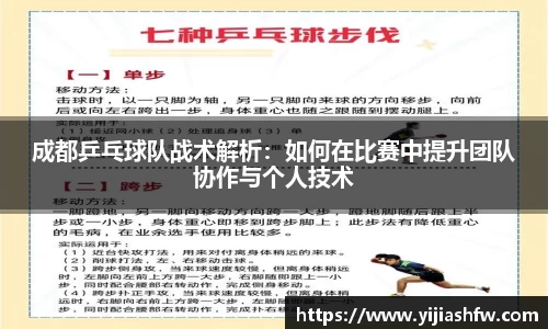 成都乒乓球队战术解析：如何在比赛中提升团队协作与个人技术